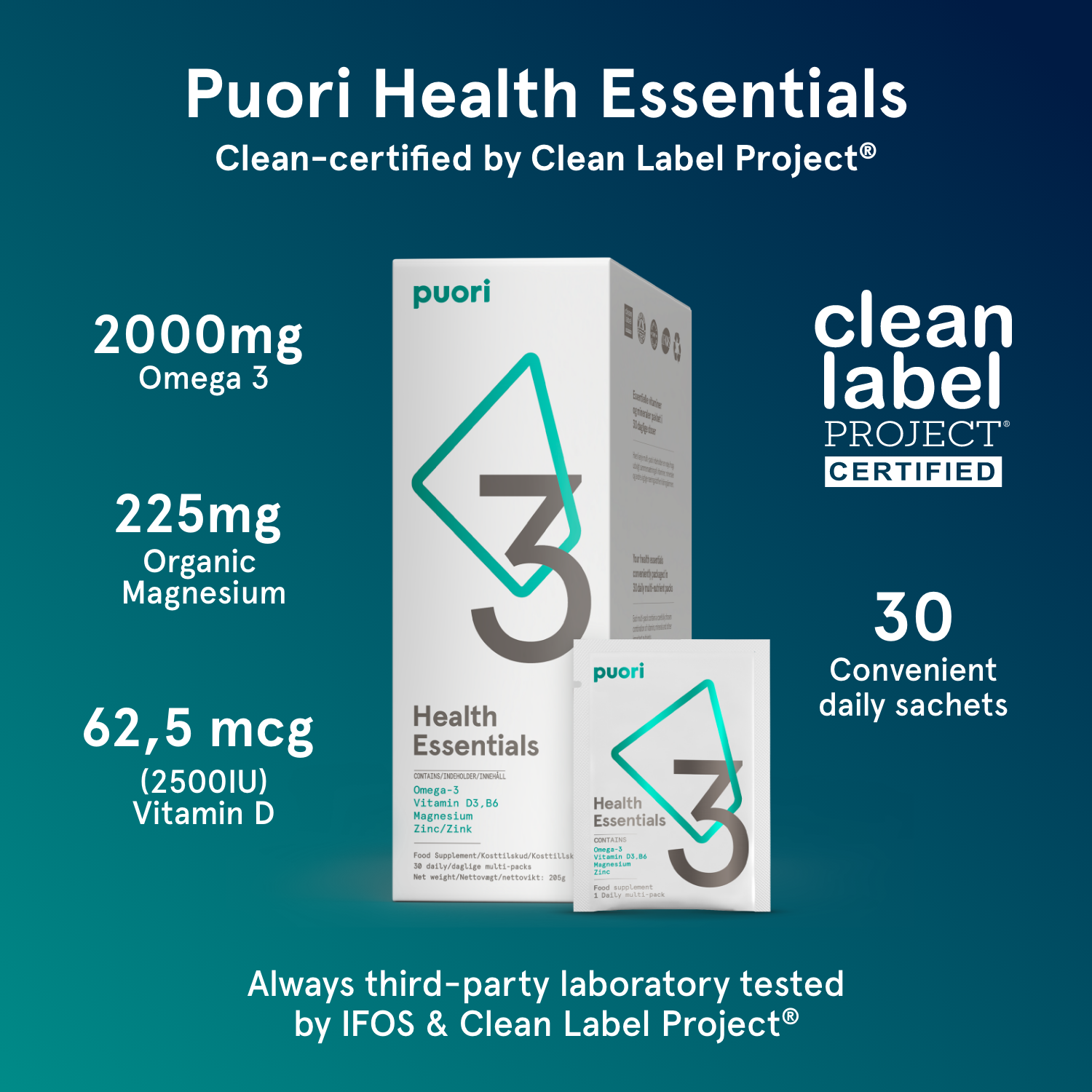 P3 - Health Essentials Sachets (O3, M3, D3)